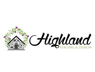 Highland Home Staging & Design logo design by MAXR
