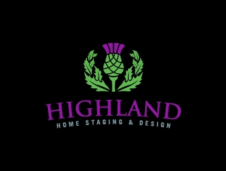 Highland Home Staging & Design logo design by josephope