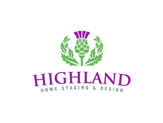 Highland Home Staging & Design logo design by josephope