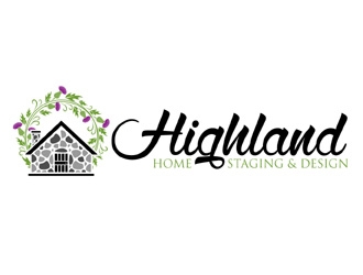 Highland Home Staging & Design logo design by MAXR