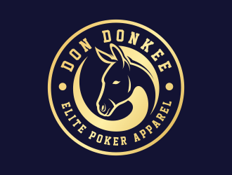 Don Donkee Elite Poker Apparel logo design by Cekot_Art
