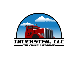 Truckster, LLC Trucking Awesome logo design by Kruger