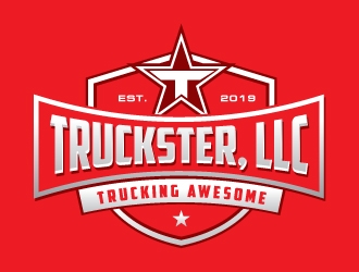 Truckster, LLC Trucking Awesome logo design by REDCROW