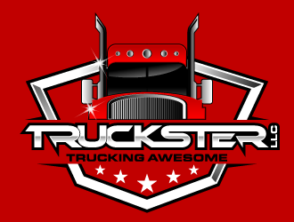 Truckster, LLC Trucking Awesome logo design by torresace