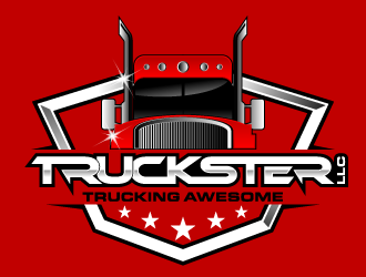 Truckster, LLC Trucking Awesome logo design - 48hourslogo.com
