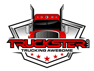 Truckster, LLC Trucking Awesome logo design by torresace