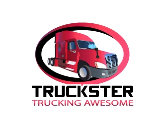 Truckster, LLC Trucking Awesome logo design by samuraiXcreations