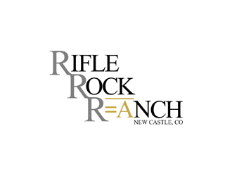 Rifle Rock Ranch logo design by johana
