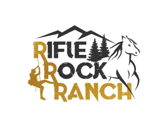 Rifle Rock Ranch logo design by jishu