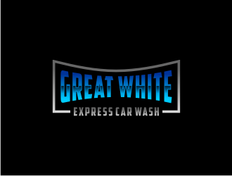 Great White Express Car Wash logo design by bricton