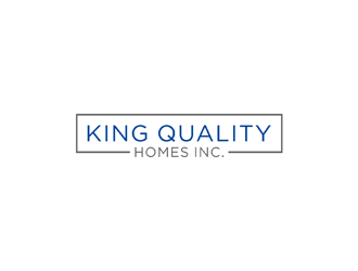 King Quality Homes Inc. logo design by johana