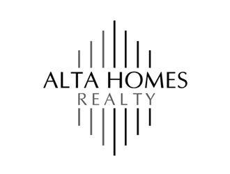 Alta Homes Realty logo design by megalogos