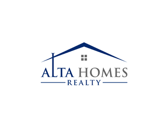 Alta Homes Realty logo design by alby
