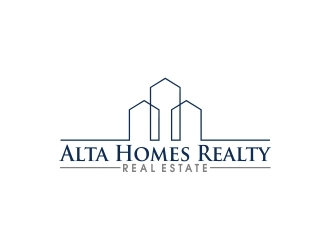 Alta Homes Realty logo design by amazing