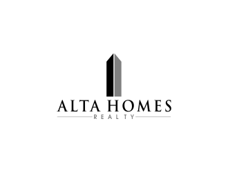 Alta Homes Realty logo design by amazing
