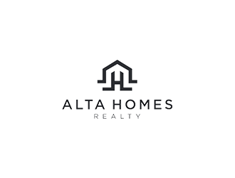 Alta Homes Realty logo design by blackcane