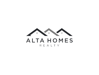 Alta Homes Realty logo design by blackcane