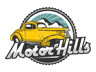 Motor Hills  logo design by MAXR