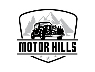 Motor Hills  logo design by Vincent Leoncito