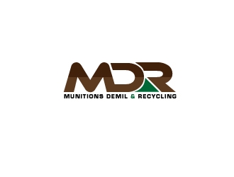 Munitions Demil & Recycling  - DBA MDR logo design by jhanxtc