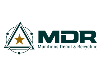 Munitions Demil & Recycling  - DBA MDR logo design by Coolwanz