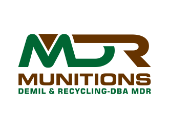 Munitions Demil & Recycling  - DBA MDR logo design by cintoko