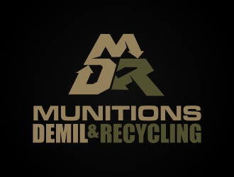 Munitions Demil & Recycling  - DBA MDR logo design by sgt.trigger