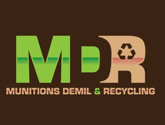 Munitions Demil & Recycling  - DBA MDR logo design by gogo