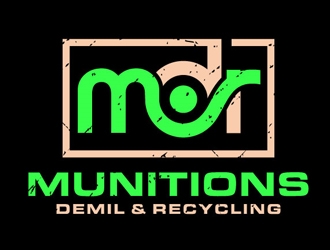 Munitions Demil & Recycling  - DBA MDR logo design by gogo