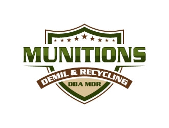 Munitions Demil & Recycling  - DBA MDR logo design by uttam
