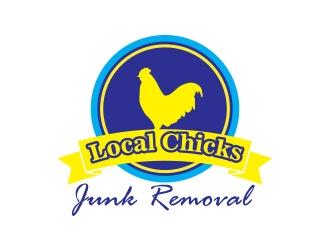 Local Chicks Junk Removal logo design by Maddywk