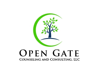 Open Gate Counseling and Consulting, LLC logo design by cybil