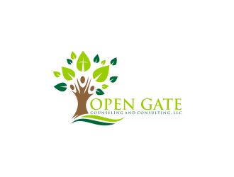 Open Gate Counseling and Consulting, LLC logo design by scolessi