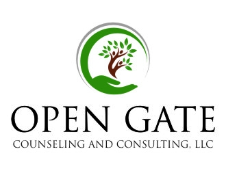 Open Gate Counseling and Consulting, LLC logo design by jetzu