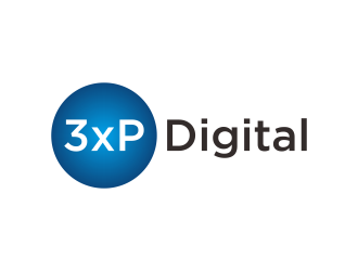 3xP Digital logo design by BlessedArt