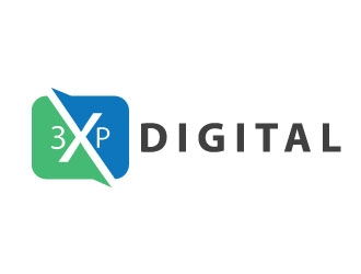 3xP Digital logo design by AB212
