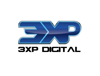 3xP Digital logo design by sanstudio
