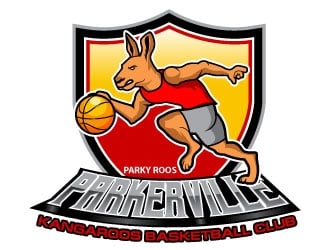 Parkerville Kangaroos Basketball Club logo design by uttam