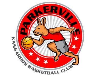 Parkerville Kangaroos Basketball Club logo design by uttam