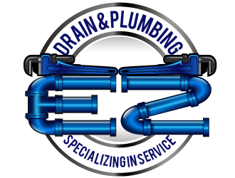 EZ Drain & Plumbing logo design by THOR_