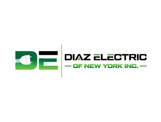 Diaz Electric of New York Inc. logo design by Erasedink