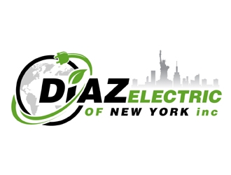 Diaz Electric of New York Inc. logo design by MAXR