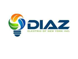 Diaz Electric of New York Inc. logo design by Marianne