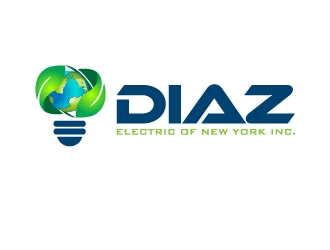 Diaz Electric of New York Inc. logo design by Marianne