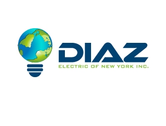Diaz Electric of New York Inc. logo design by Marianne