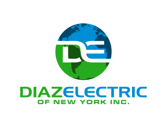 Diaz Electric of New York Inc. logo design by lexipej