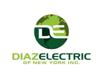 Diaz Electric of New York Inc. logo design by lexipej