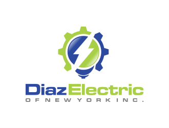 Diaz Electric of New York Inc. logo design by tsumech