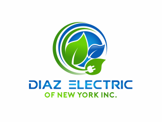 Diaz Electric of New York Inc. logo design by serprimero