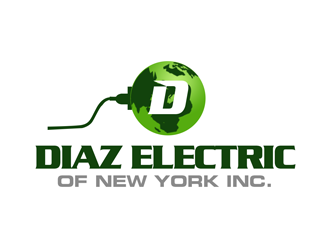 Diaz Electric of New York Inc. logo design by kunejo